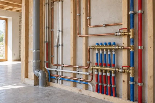 Illustration : Installation de plomberie