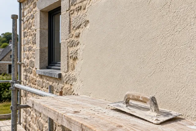 Illustration : Enduits de façade